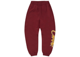 Corteiz Satin Applique Allstarz Sweatpants - Maroon